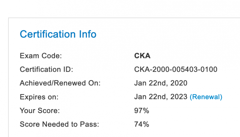 CKA Testfagen